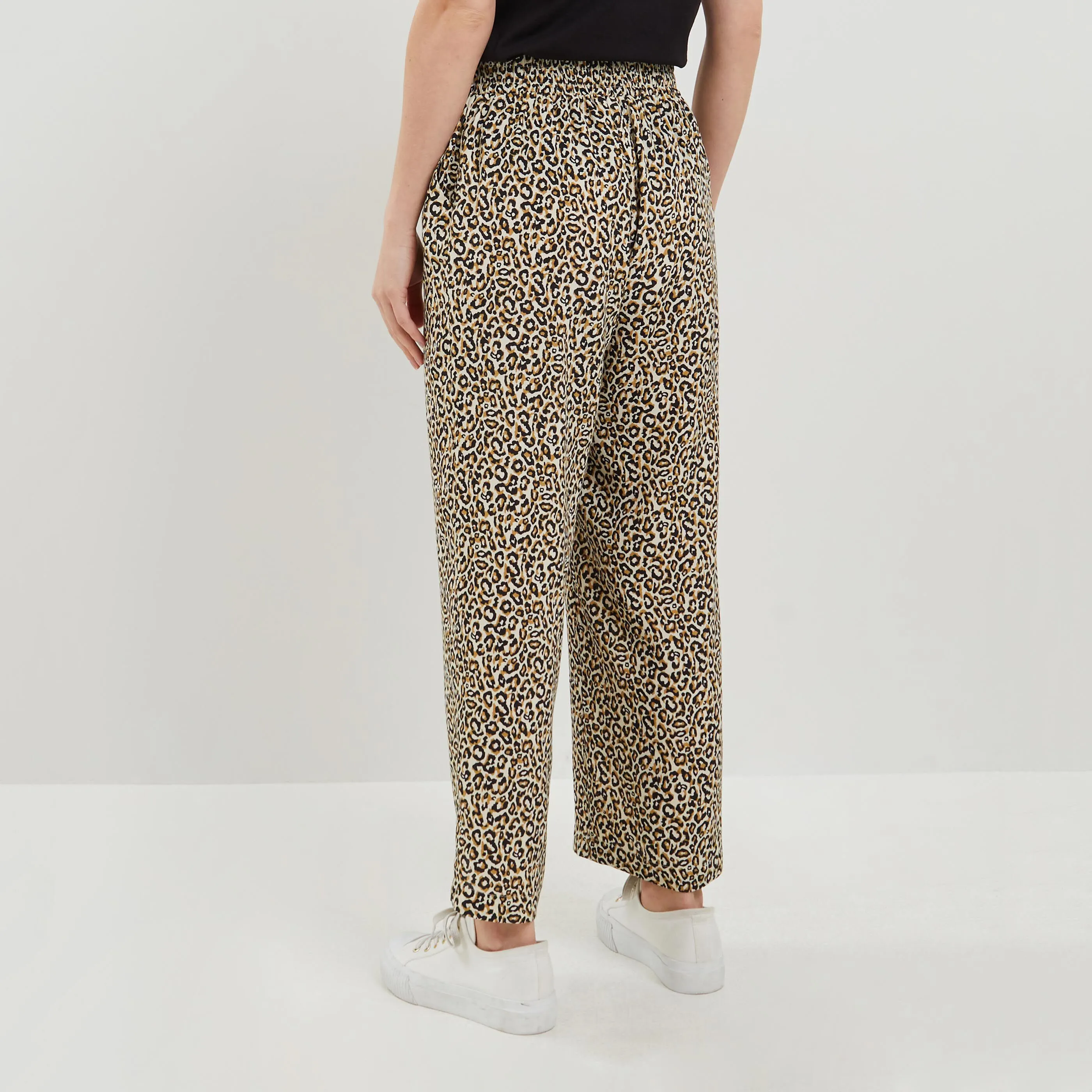 Pantalon fluide imprimé femme