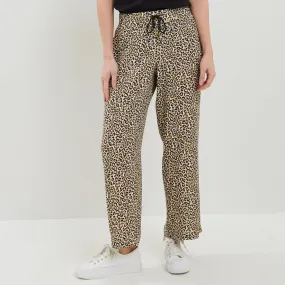 Pantalon fluide imprimé femme