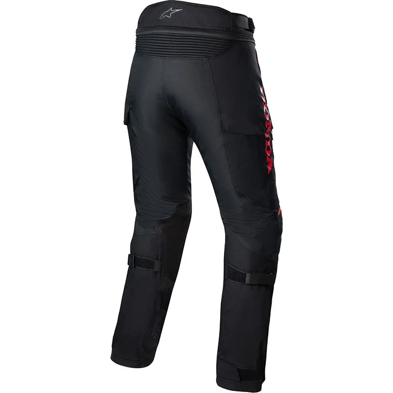 Pantalon HONDA BOGOTA PRO DRYSTAR ALPINESTARS noir/rouge - MAXXESS.FR, Pantalon moto textile