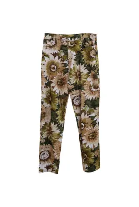 Pantalon à fleurs