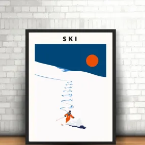 Piplet Paper - Affiche Ski