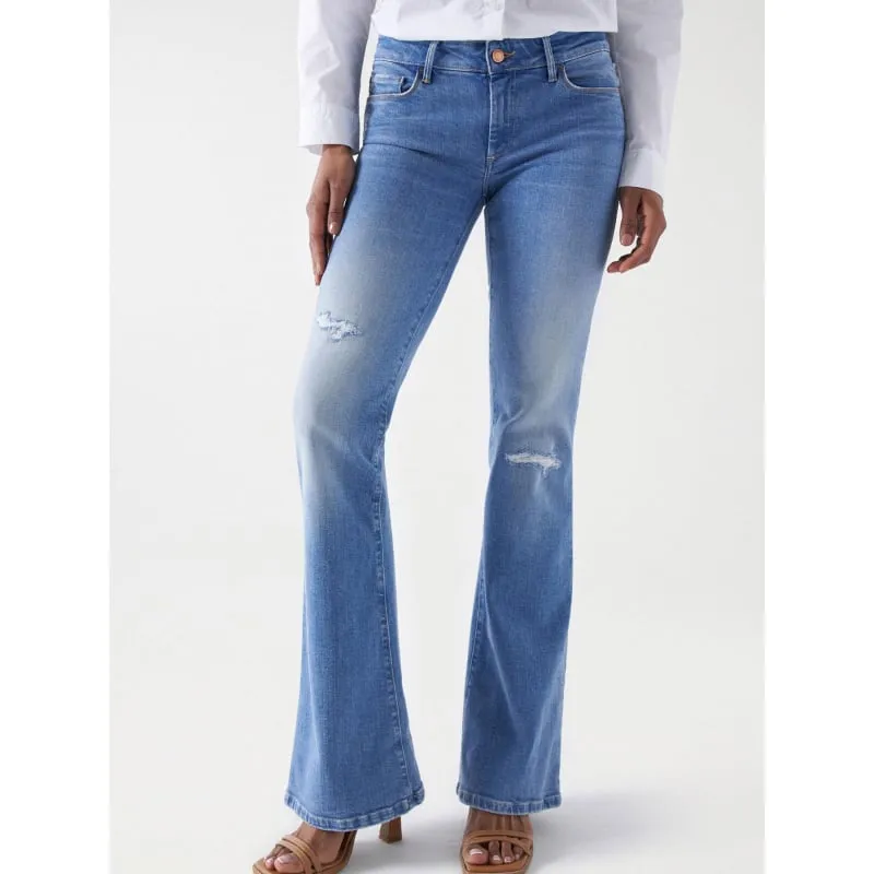 Profitez-en - Jean droit alicia bleu femme - Only | wimod