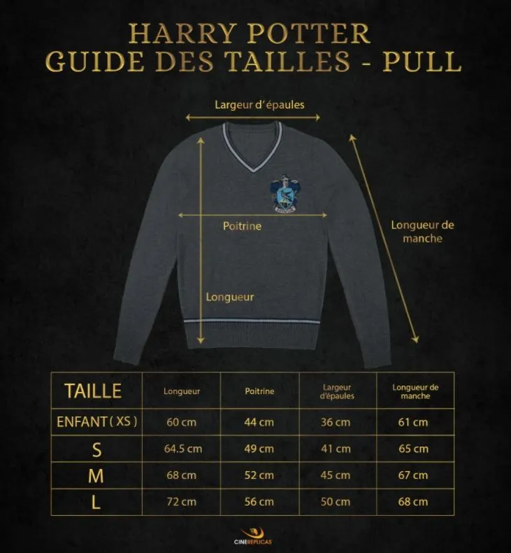 Pull cardigan Serdaigle - Harry Potter