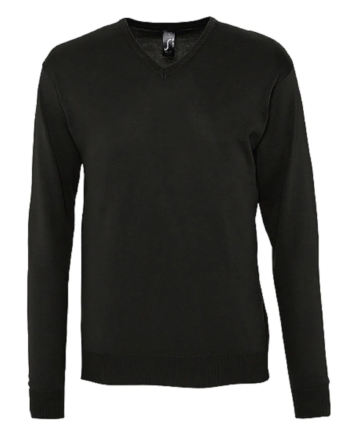 Pull col V - Homme - 90000 - noir 