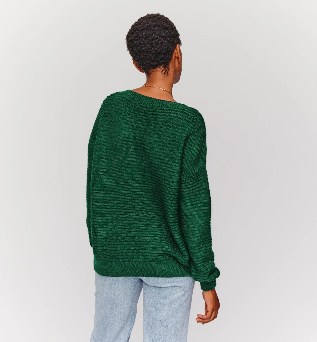 Pull en maille fantaisie Femme - Vert