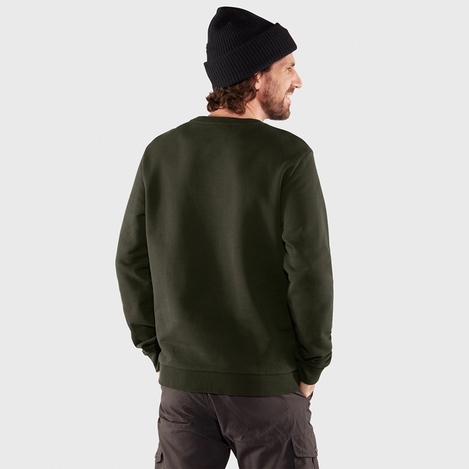 Pull Fjällräven Men Fjällräven Logo Pull Deep Sea