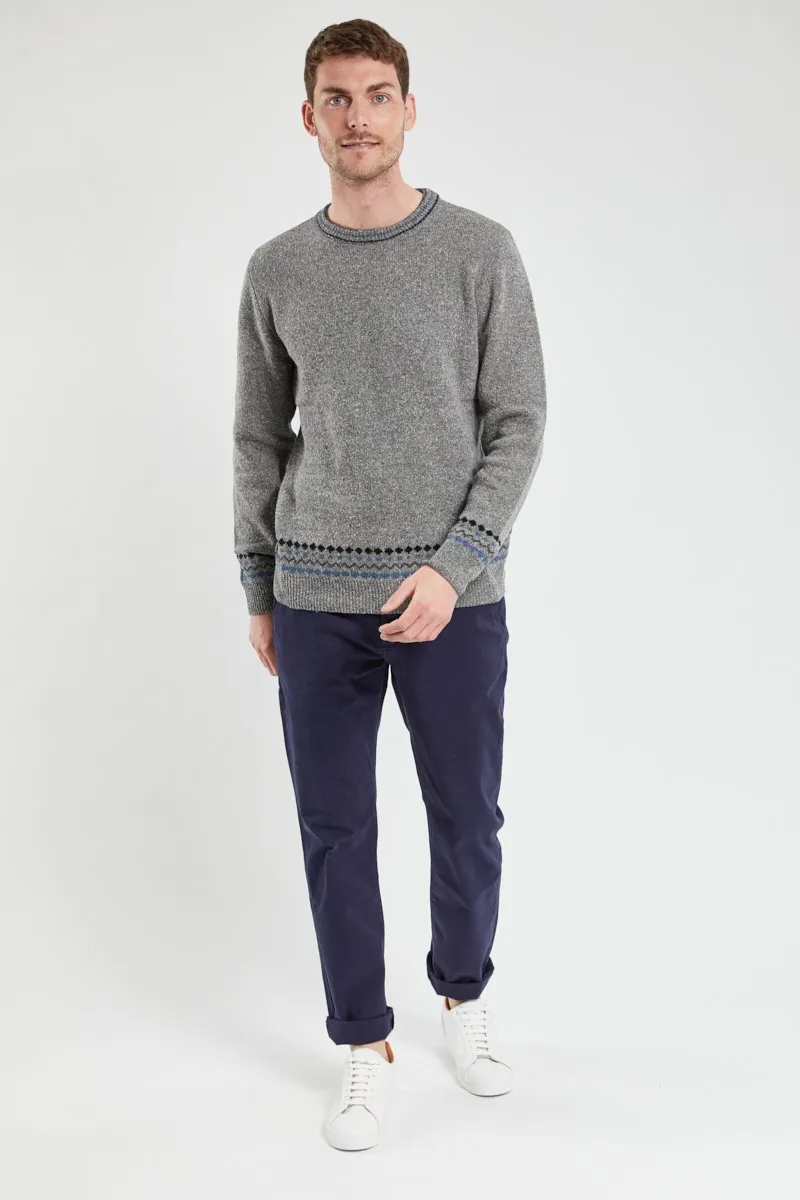 Pull maille jacquard Bérac - lambswool