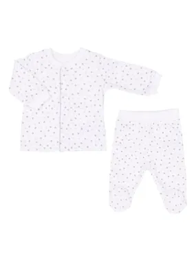 Pyjama bébé 2 pièces , ÉTOILES Kitikate - Gris