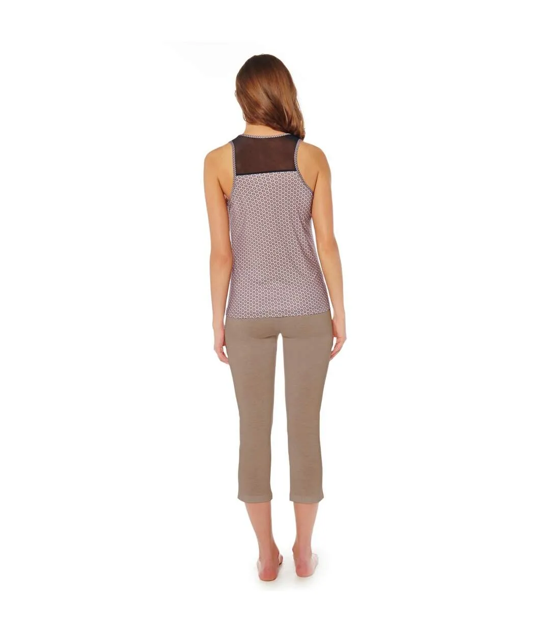 Pyjama taupe/poudre Charlie