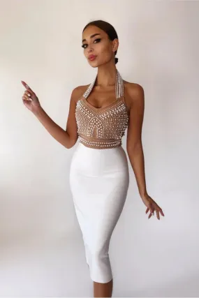 Robe de soirée Strass