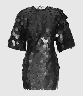 ROTATE Partager  Robe Sequins Noir  