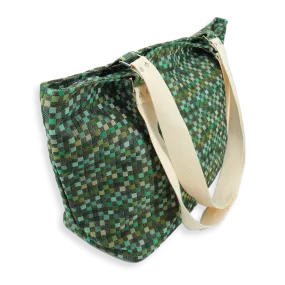 SAC CABAS - VICHY VERT