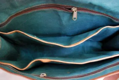 Sac messager cuir rétro avec lanière ajustable homme femme