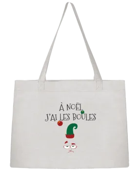 Sac Shopping J'ai les boules - Noël par tunetoo