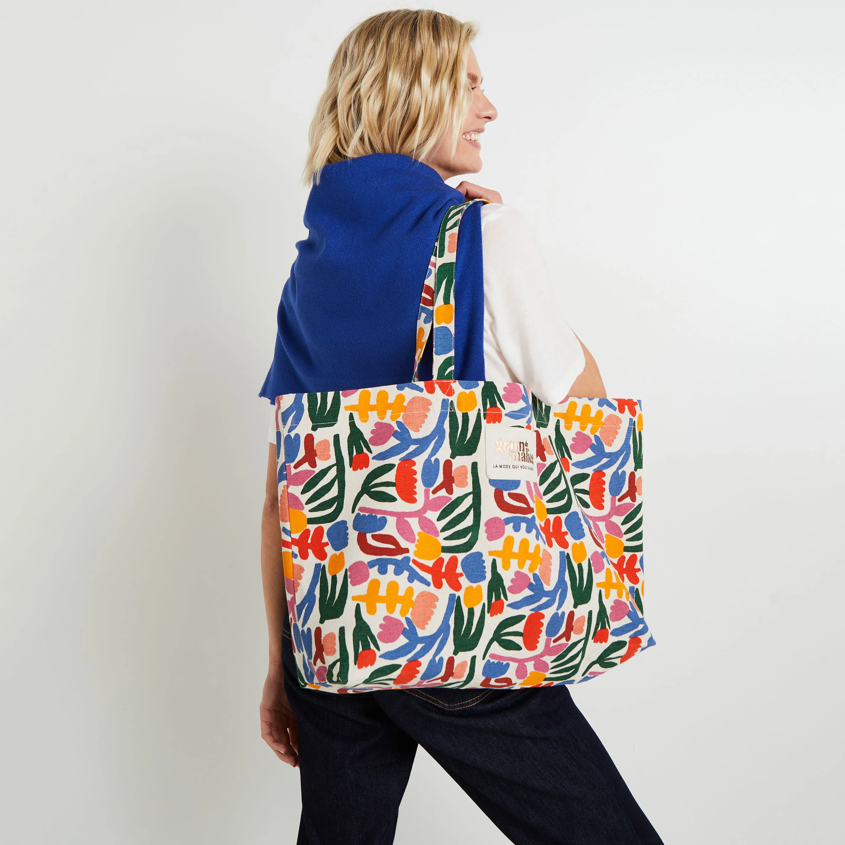 Sac totebag multicolore