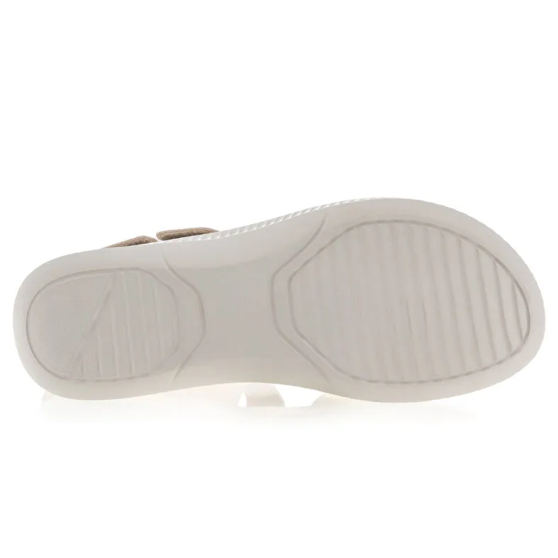 Sandales / nu-pieds Femme Beige ROMIKA : Sandales / Nu-pieds . Besson Chaussures