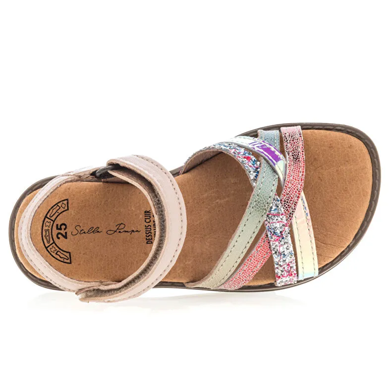 Sandales / nu-pieds Fille Multicouleur Stella Pampa : Sandales / Nu-pieds . Besson Chaussures