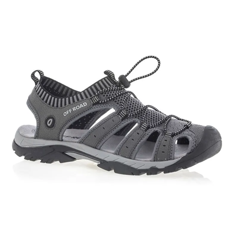 Sandales / nu-pieds Homme Gris Off Road : Sandales / Nu-pieds . Besson Chaussures