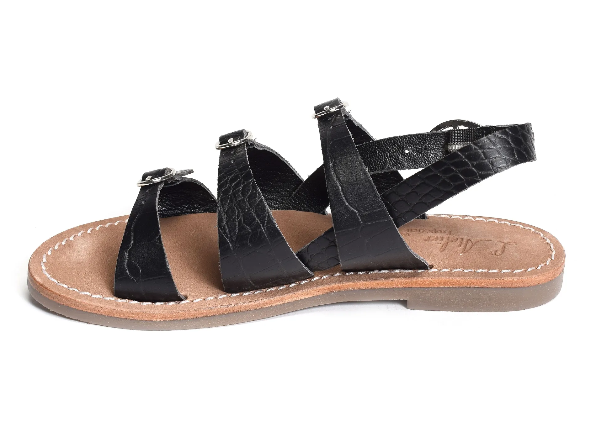 sandales et nu-pieds Atelier tropezien  Sh301 noir 