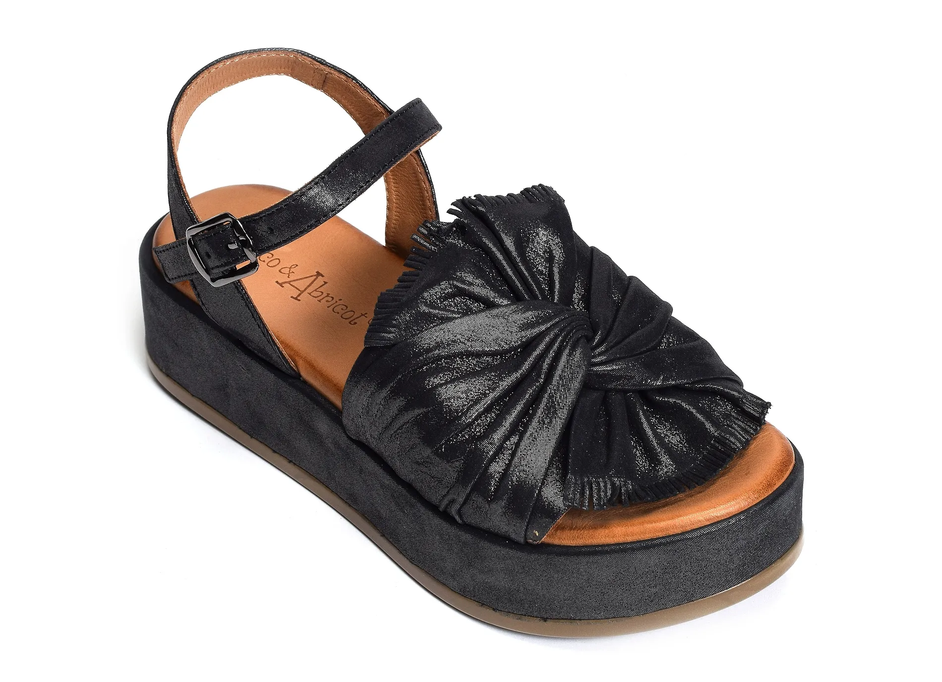 sandales et nu-pieds Coco abricot  Mittainville noir 