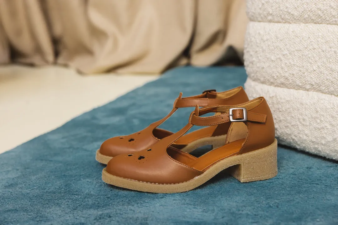 Sandales Rosie camel