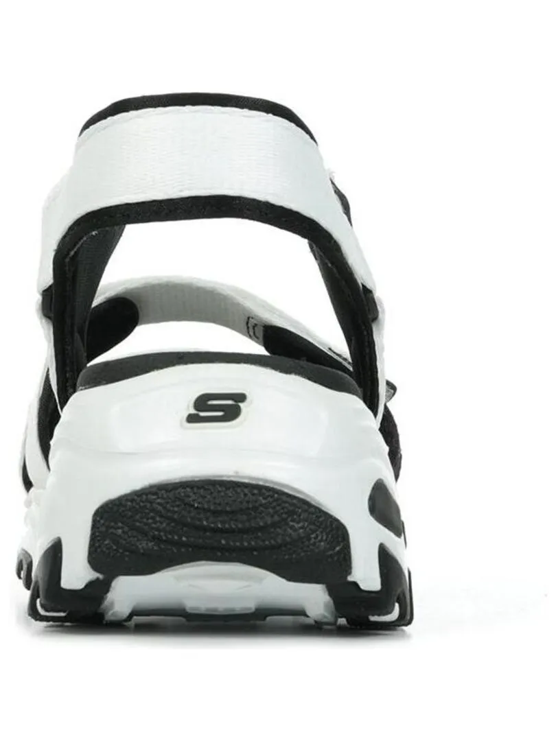 Sandales Skechers D'Lites Fresh Catch - Blanc Noir