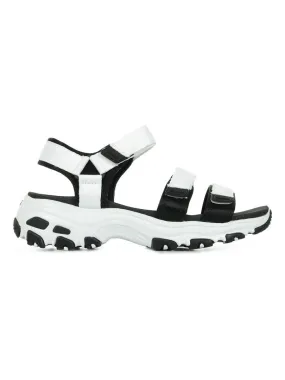 Sandales Skechers D'Lites Fresh Catch - Blanc Noir