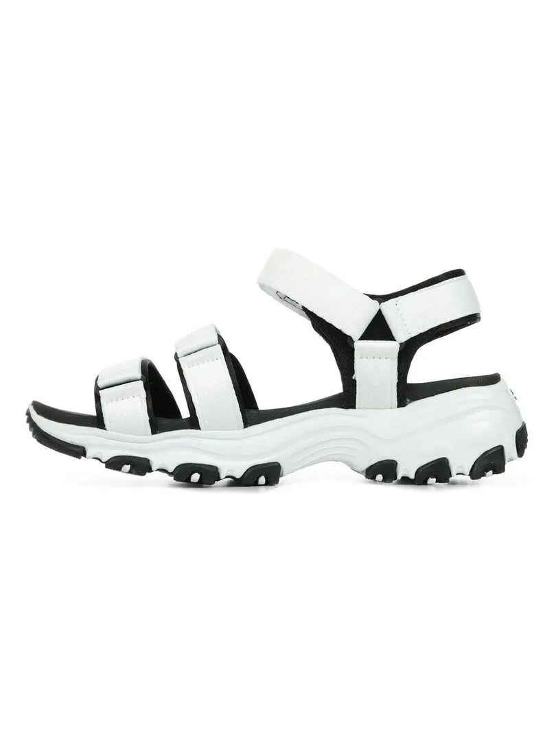 Sandales Skechers D'Lites Fresh Catch - Blanc Noir