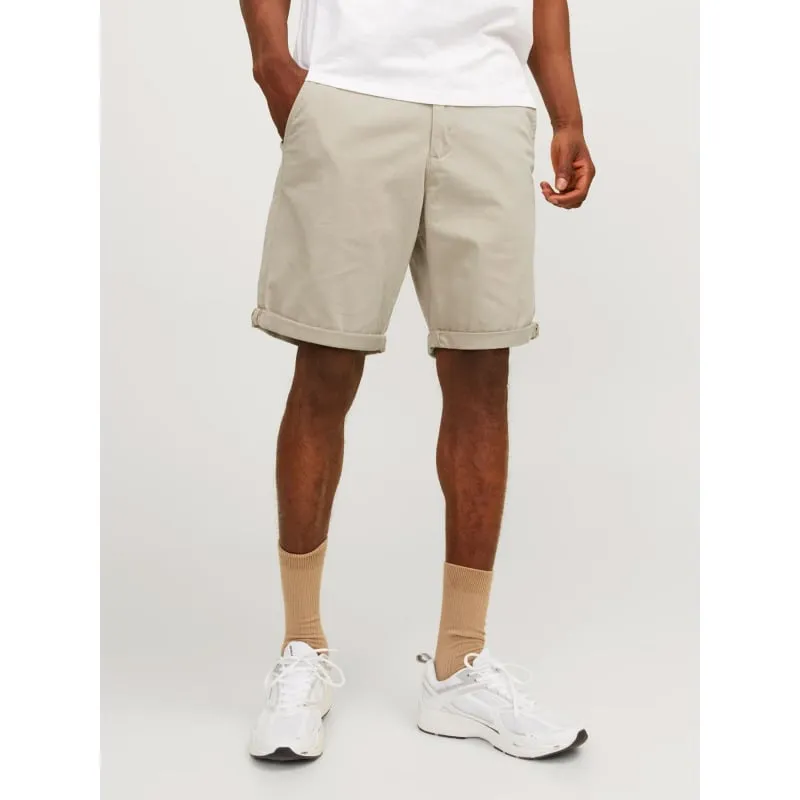 Short chino jogg swoop kaki homme - Le Temps Des Cerises | wimod