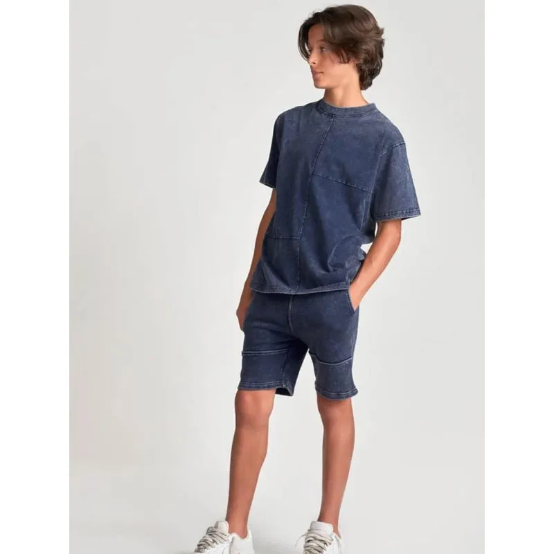 Short chino sling bleu marine garçon - Teddy Smith | wimod