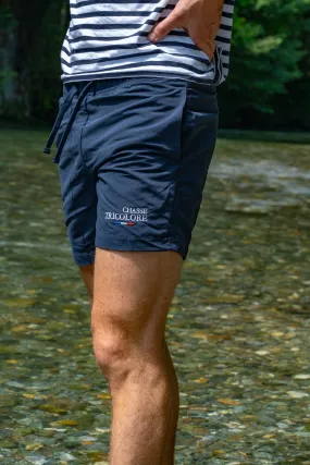 Short de bain - Navy - Chasse Tricolore