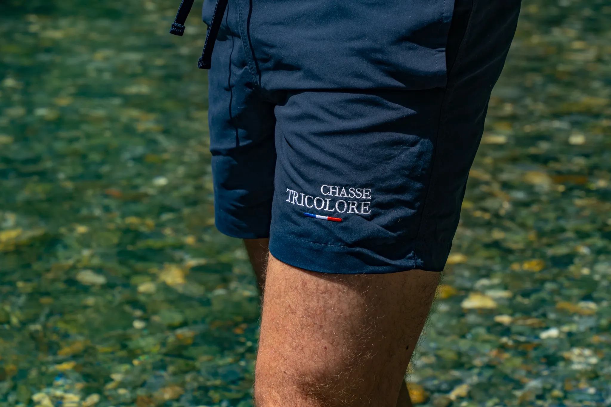 Short de bain - Navy - Chasse Tricolore