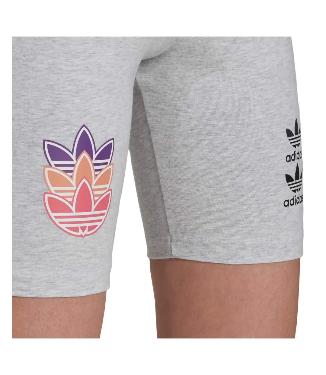 Short Gris Femme Adidas Tight