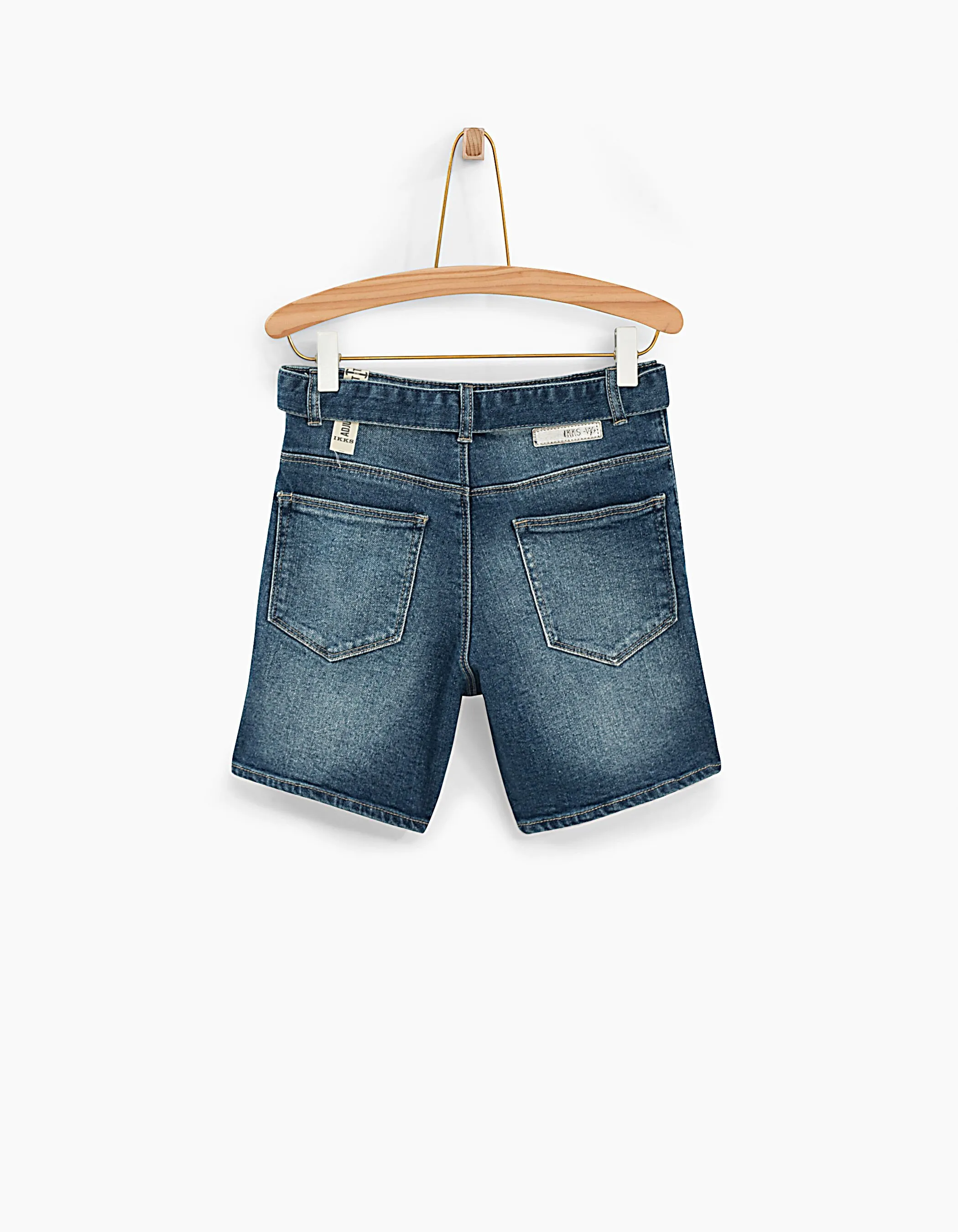 Short mom en jean stone blue fille