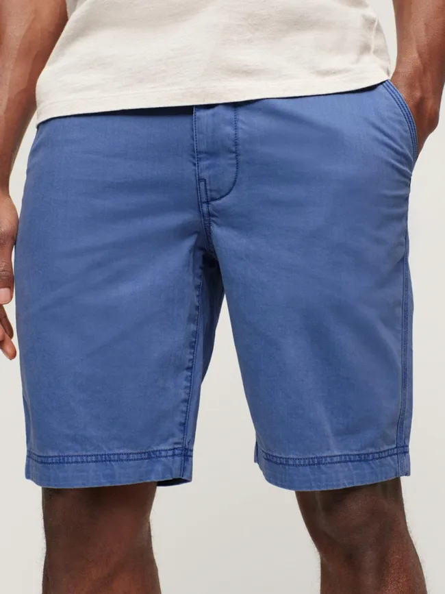 Short officier chino bleu homme - Superdry | wimod