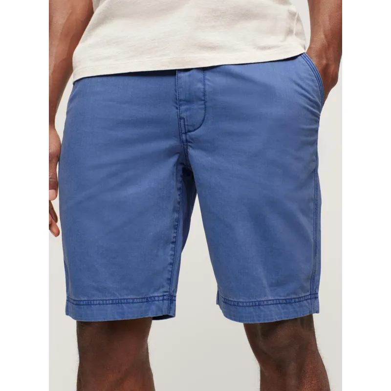 Short officier chino bleu homme - Superdry | wimod