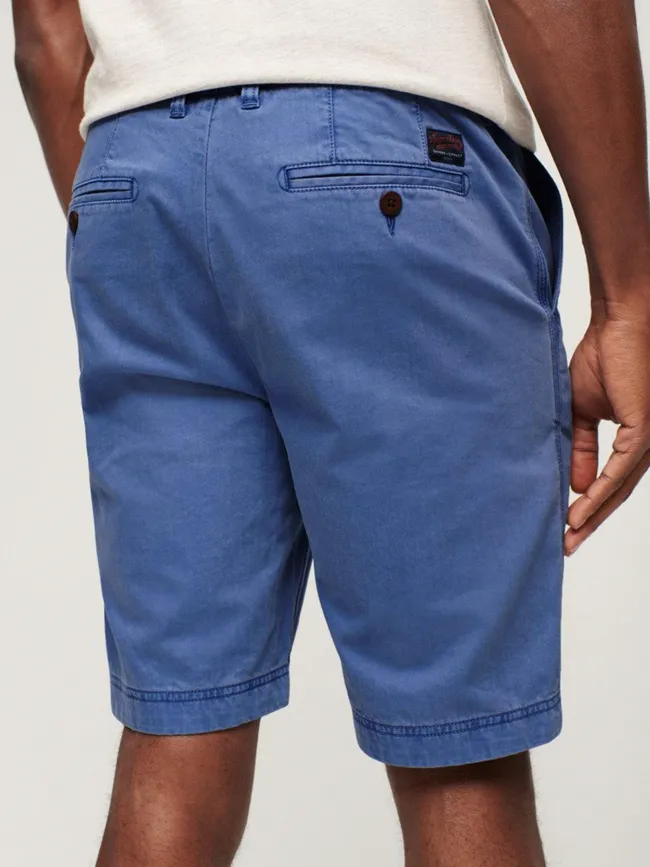 Short officier chino bleu homme - Superdry | wimod