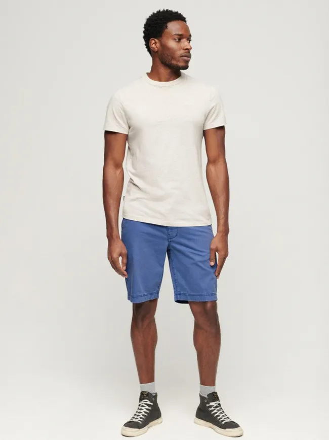 Short officier chino bleu homme - Superdry | wimod