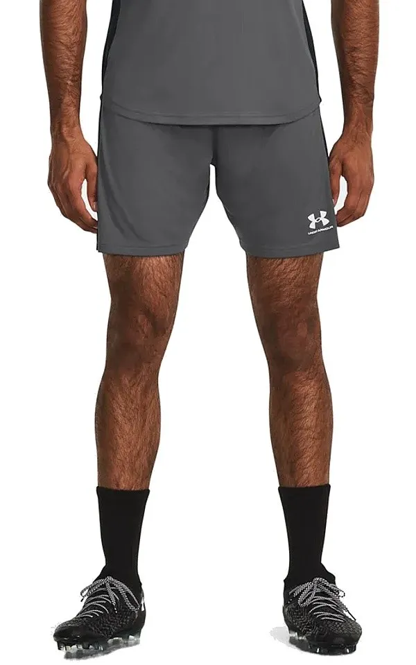 short Under Armour Challenger Knit - Castlerock/White - men´s