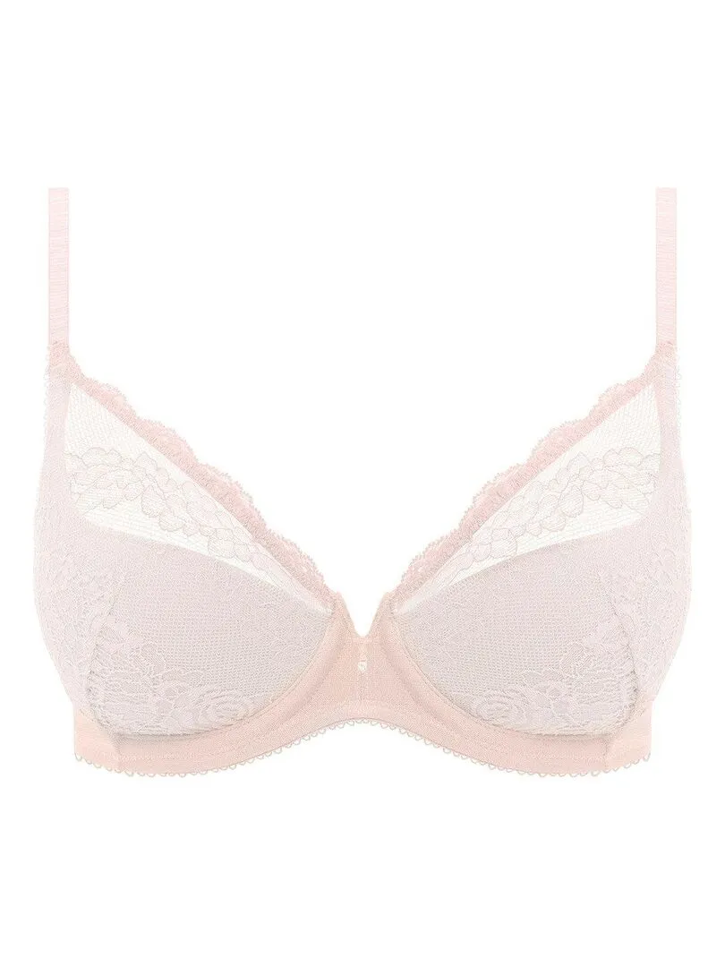 Soutien-gorge plongeant avec armatures Ravissant - Rose