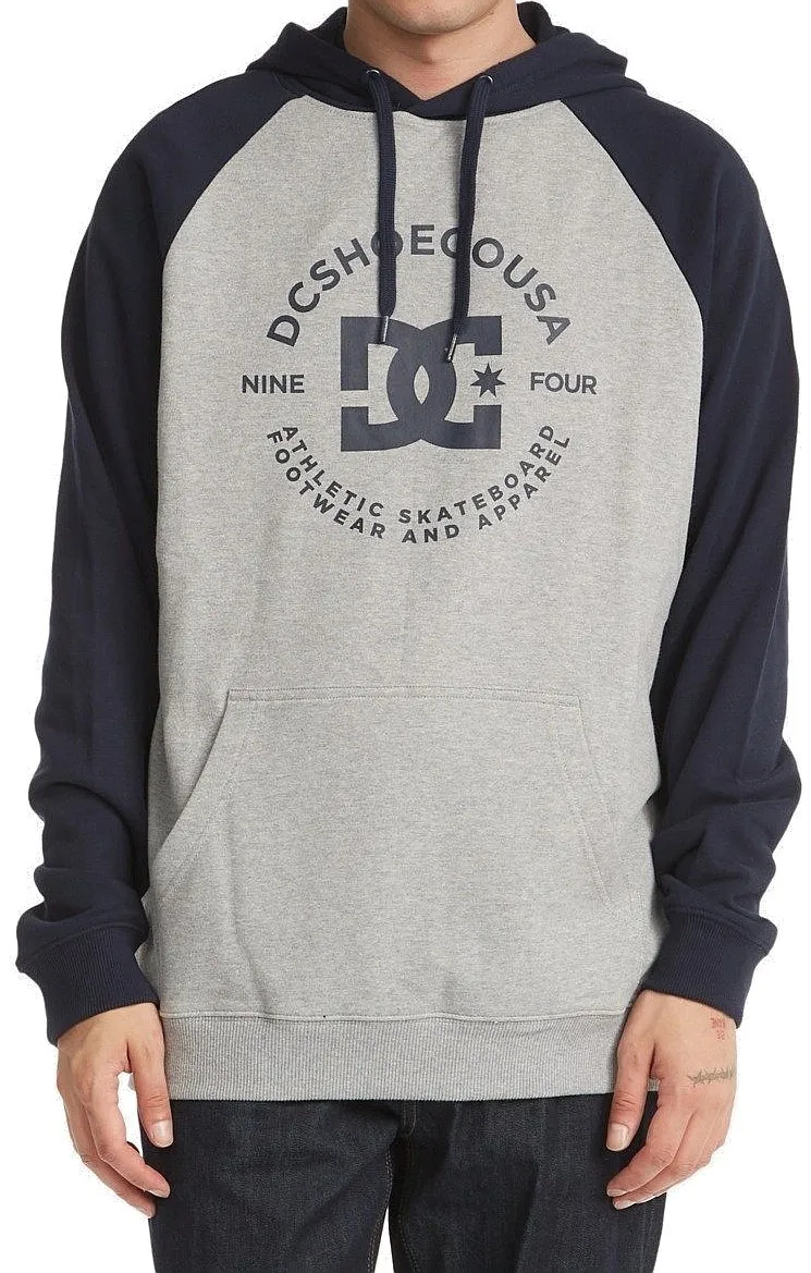 sweat-shirt DC Star Pilot Raglan Pullover - XSBB/Heather Grey/Navy Blazer - men´s