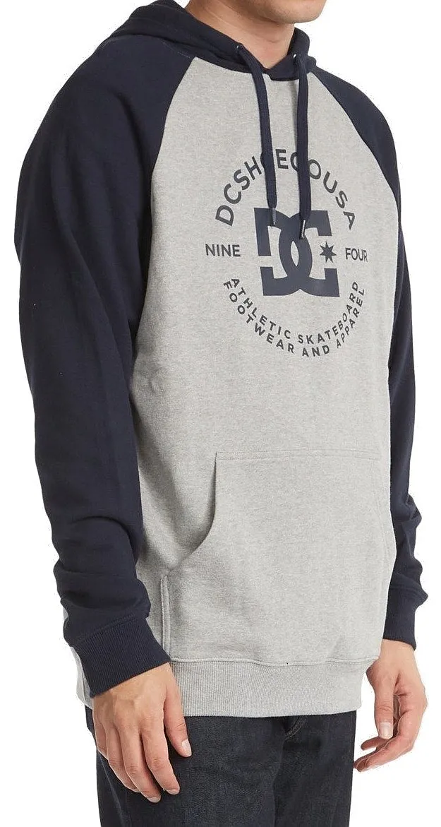 sweat-shirt DC Star Pilot Raglan Pullover - XSBB/Heather Grey/Navy Blazer - men´s