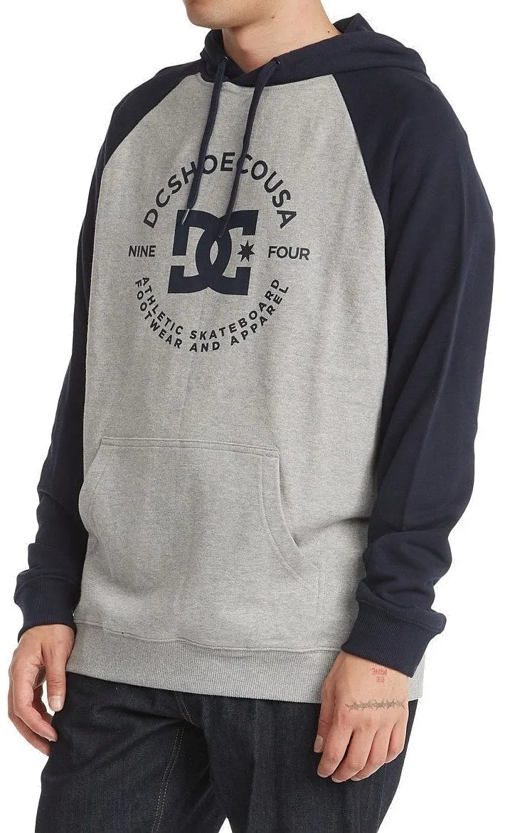 sweat-shirt DC Star Pilot Raglan Pullover - XSBB/Heather Grey/Navy Blazer - men´s