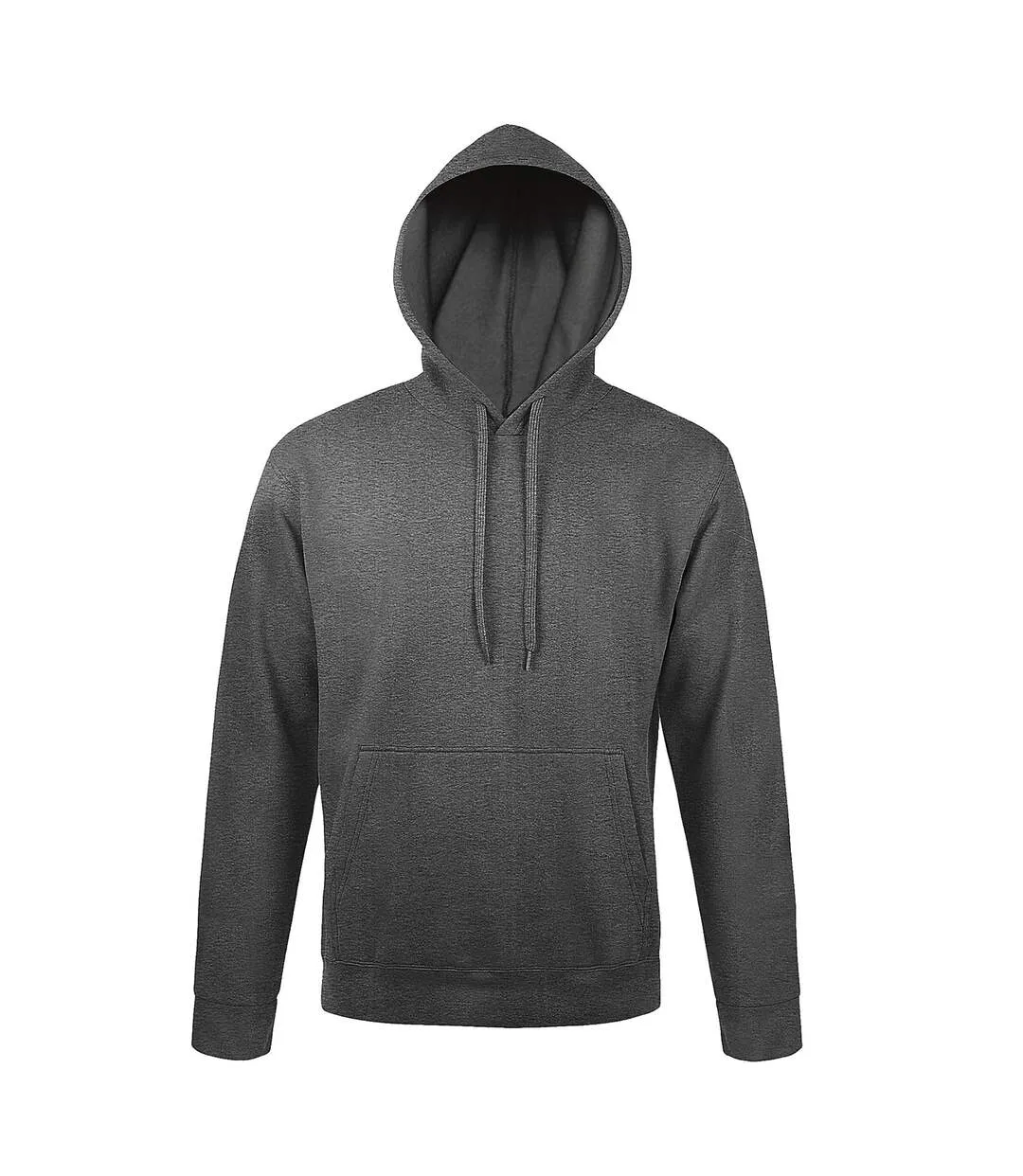 Sweat à capuche snake unisexe gris foncé chiné SOLS