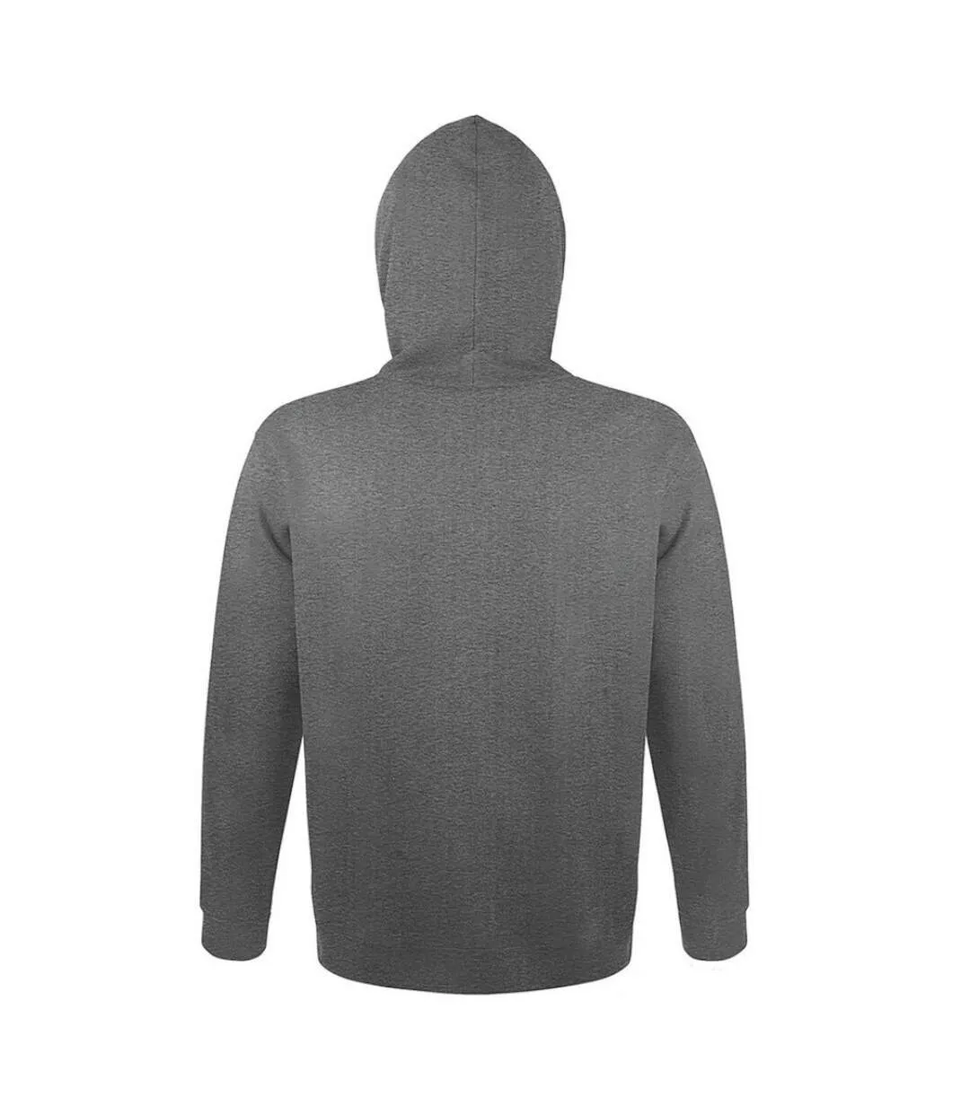 Sweat à capuche snake unisexe gris foncé chiné SOLS