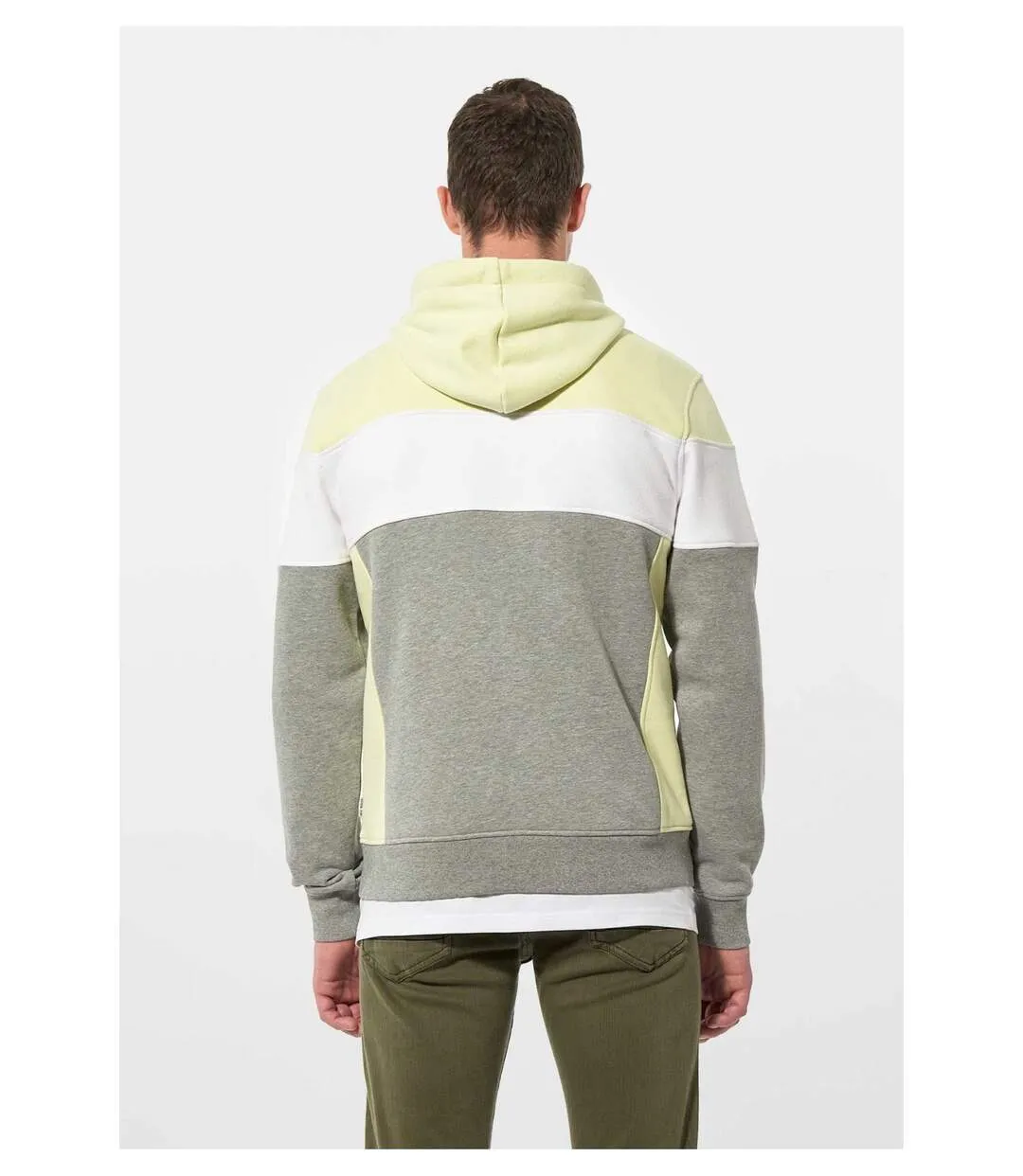 Sweat à capuche tricolore  -  Kaporal - Homme