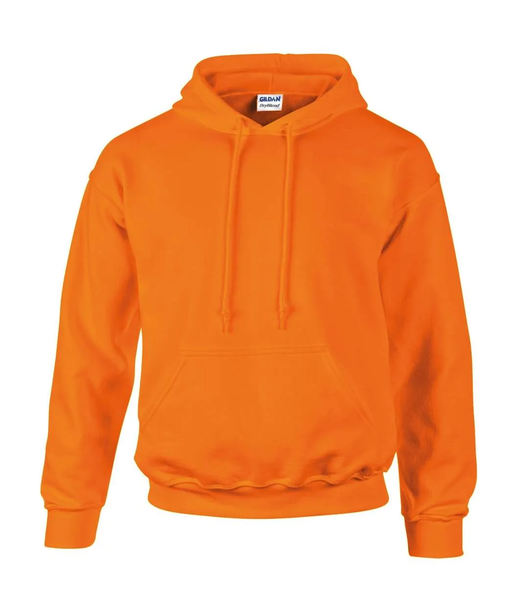 Sweatshirt à capuche  pour homme orange sécurité Gildan