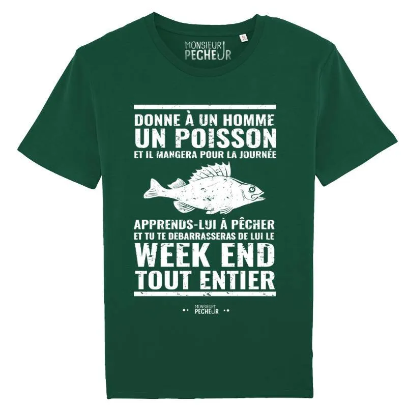 T-Shirt Donne à un homme un poisson