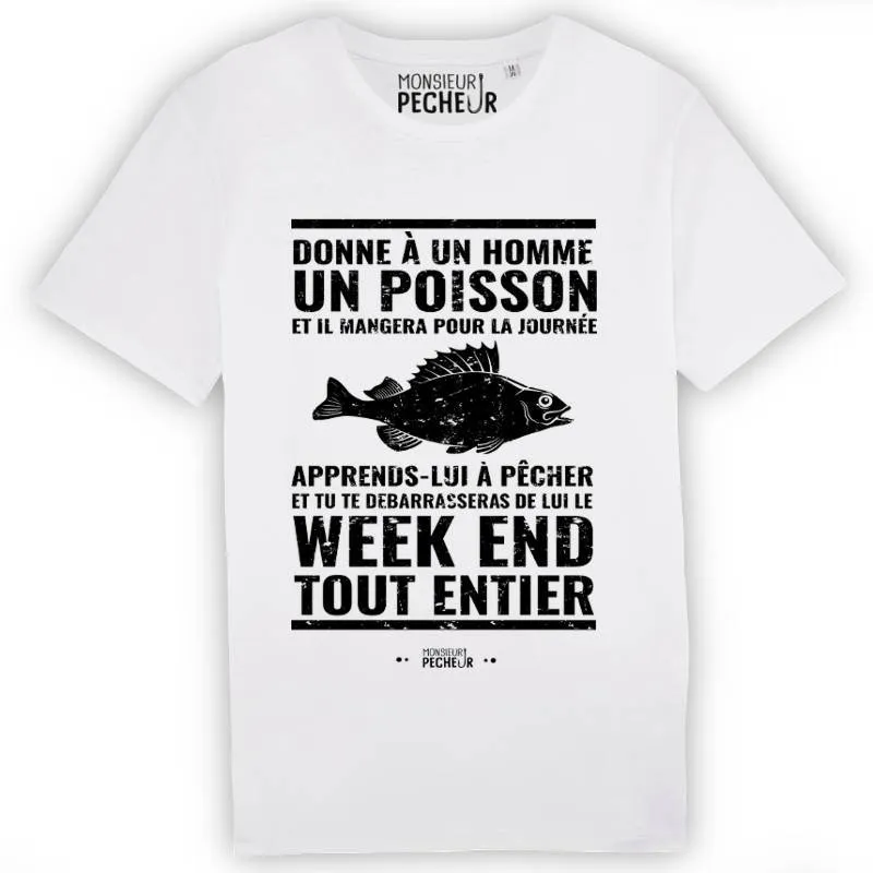 T-Shirt Donne à un homme un poisson