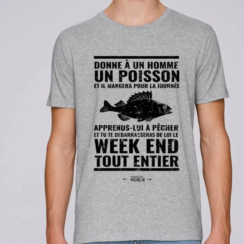 T-Shirt Donne à un homme un poisson